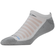 Drymax Sport Lite Mesh No Show Socks  -  Small / White/Gray