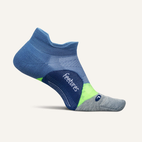 Feetures Elite Light Cushion No Show Tab Socks  -  Small / Bahama Blue