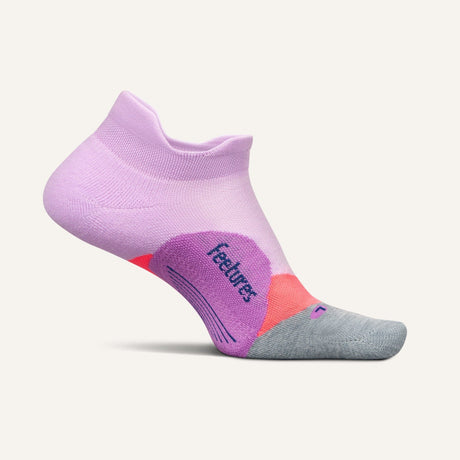 Feetures Elite Light Cushion No Show Tab Socks  -  Small / Orchid Sunset