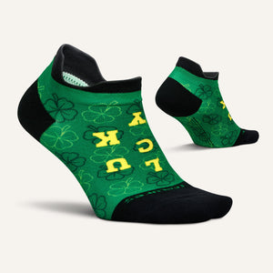 Feetures Elite Light Cushion No Show Tab Limited Edition St. Patrick's Day Socks