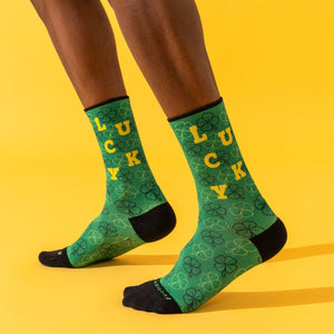 Feetures Elite Light Cushion Mini Crew Limited Edition St. Patrick's Day Socks