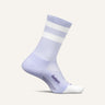 Feetures Elite Light Cushion Mini Crew Socks  -  Small / Lilac High Top Stripe