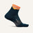 Feetures Elite Trail Max Cushion Quarter Socks  -  Small / Blue Ridge Navy