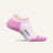 Feetures Elite Max Cushion No Show Tab Socks  -  Small / Pink Blitz