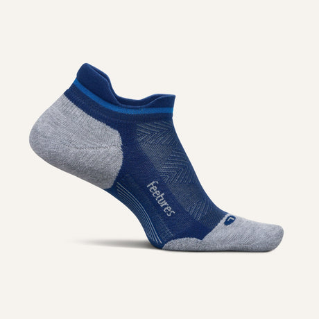 Feetures Elite Max Cushion No Show Tab Socks  -  Small / Navy Mist