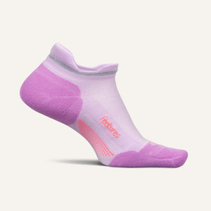 Feetures Elite Max Cushion No Show Tab Socks  -  Small / Orchid Sunset