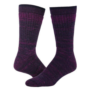 Wigwam Fjord Midweight Crew Merino Wool Socks  -  Small / Pink/Purple