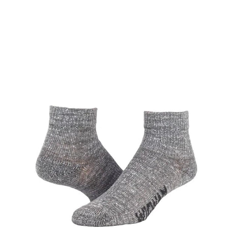 Wigwam Stryation Lightweight Quarter Socks  -  Medium / Gray