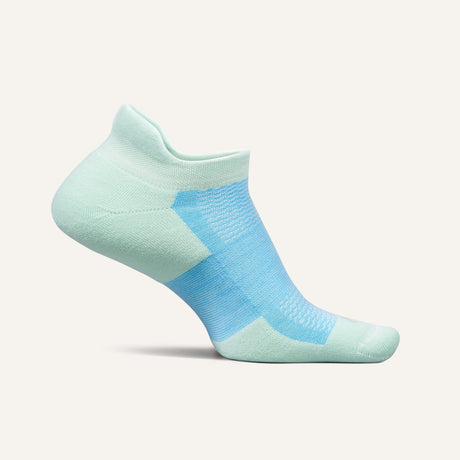 Feetures High Performance Max Cushion No Show Tab Socks  -  Small / Frosty Mint