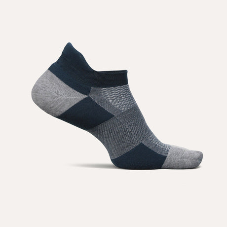 Feetures High Performance Max Cushion No Show Tab Socks  -  Small / French Navy