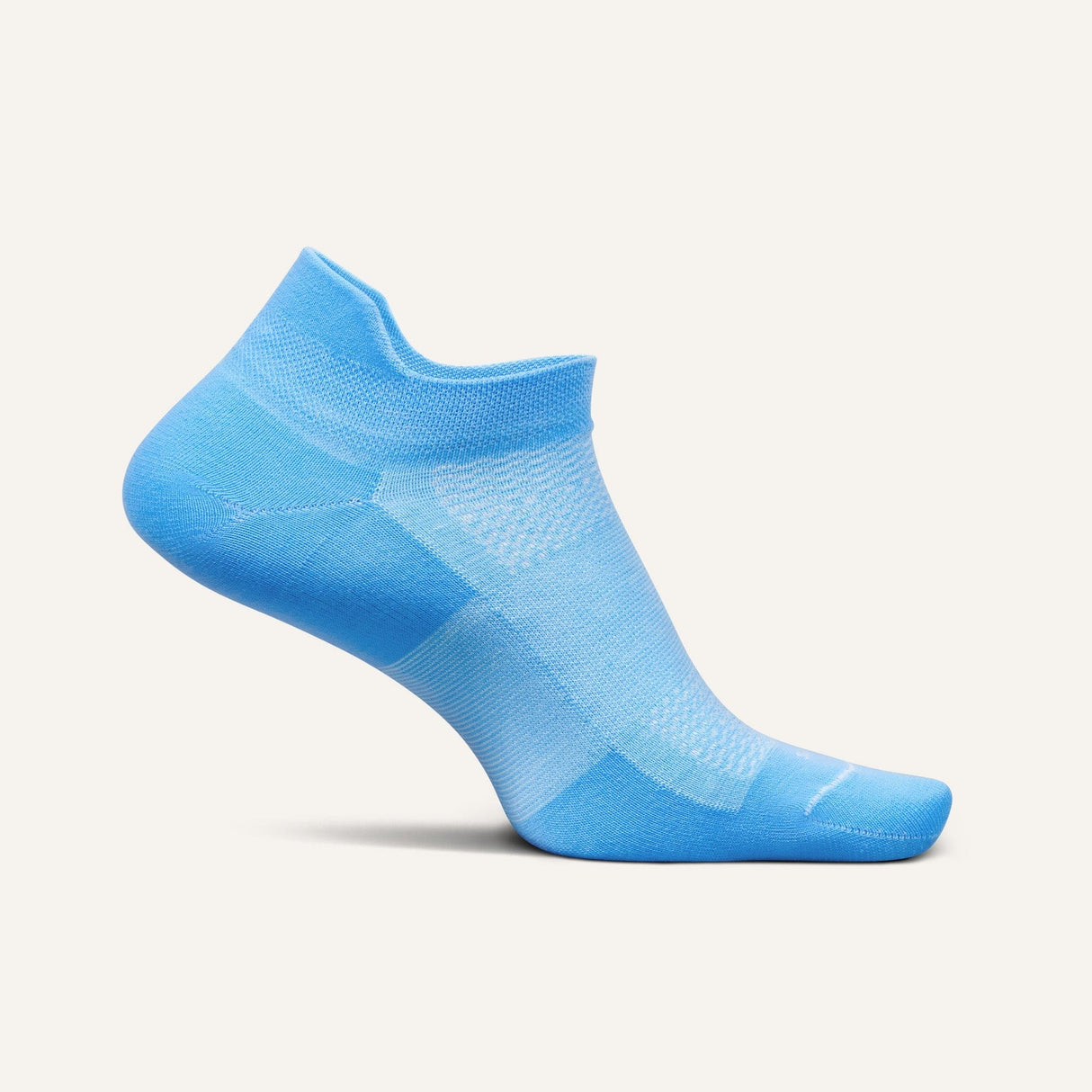 Feetures High Performance Ultra Light No Show Tab Socks  -  Small / Blue Horizon