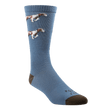 Farm to Feet Park Falls Crew Socks  -  Medium / Wooly Blue