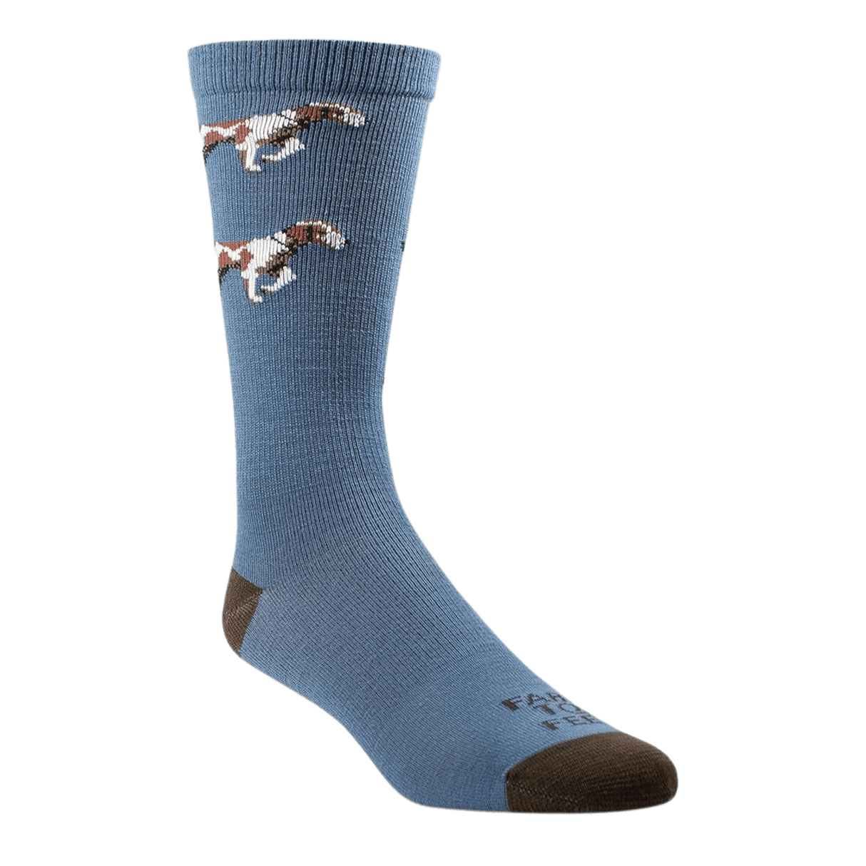 Farm to Feet Park Falls Crew Socks  -  Medium / Wooly Blue