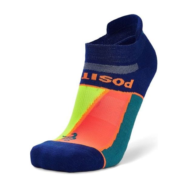 Balega Womens Grit & Grace No Show Socks  -  Small / POSITIVE ENERGY: Neon Blue/Lake Blue