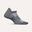 Feetures High Performance Max Cushion No Show Tab Socks  -  Small / Heather Gray