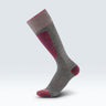 Gordini Womens Burke Over-The-Calf Ski Socks  -  Small / Heather Gray Purple