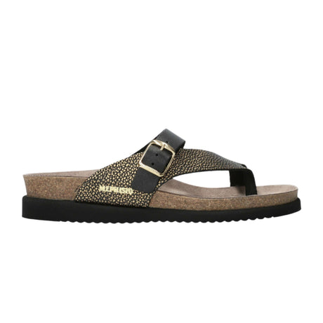 Mephisto Womens Helen Mix Sandals - Gold Condor/Black Waxy