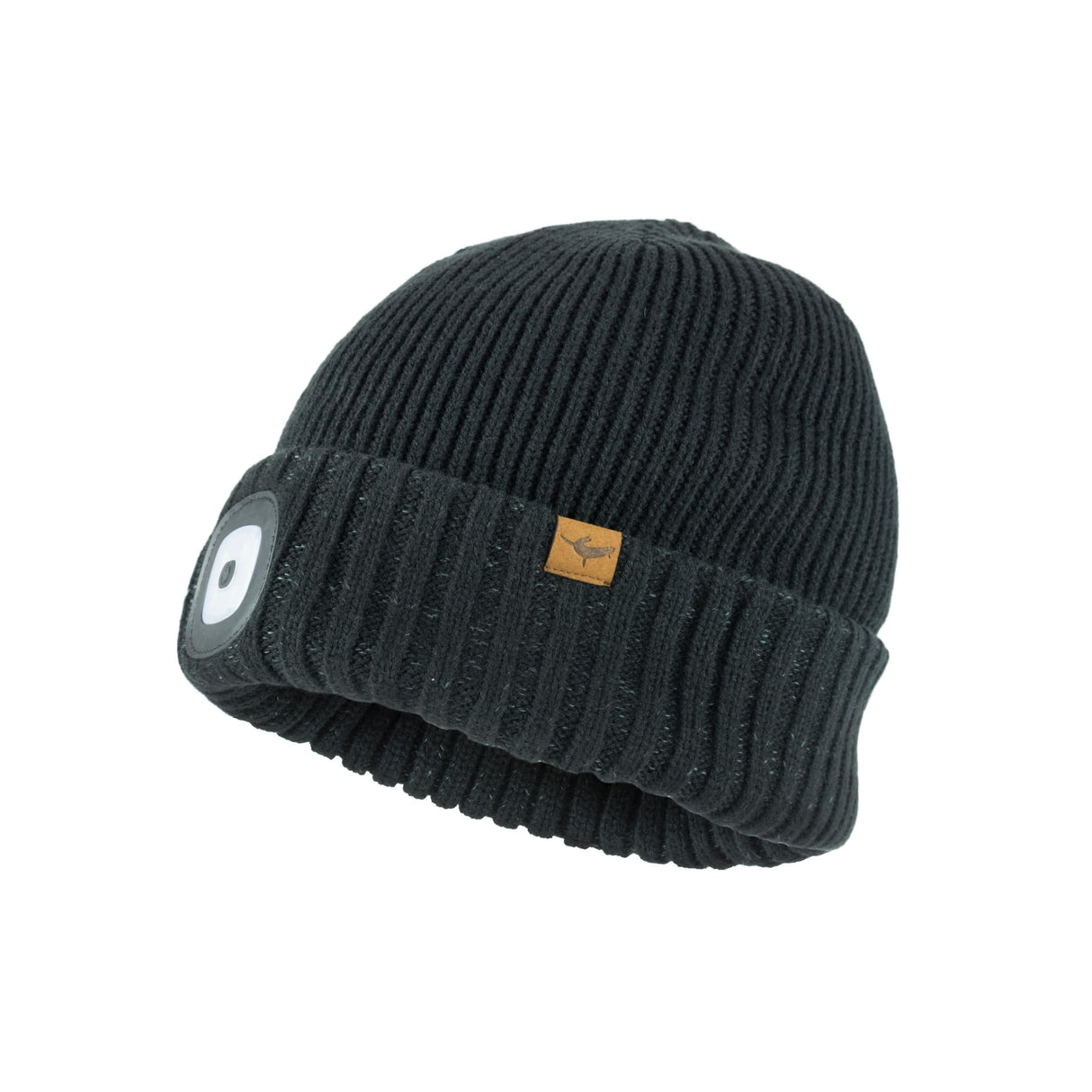 Sealskinz Heydon Waterproof Cold Weather LED Roll Cuff Beanie  - 