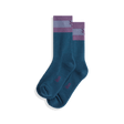 Ibex Traverse Crew Socks  -  Small / Green Gables/Rabbit/Dewberry