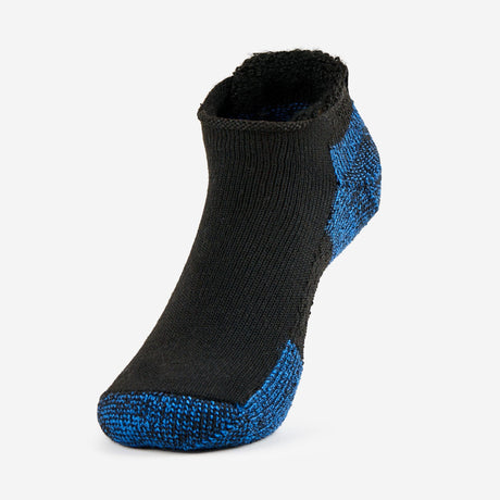 Thorlo Running Maximum Cushion Rolltop Socks  -  Large / Black/Blue