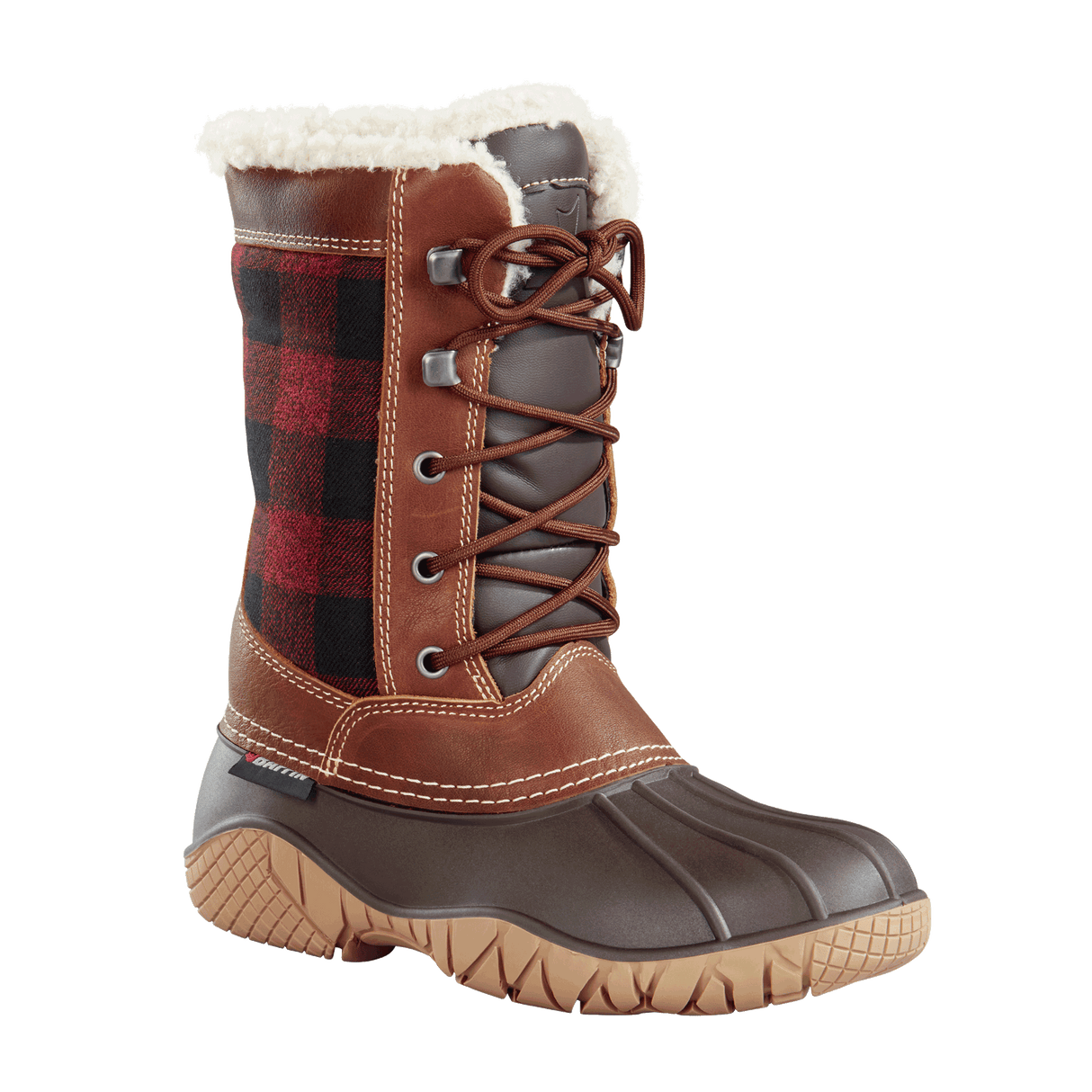 Baffin Jasper Womens Boots  -  6 / Red/Black Plaid