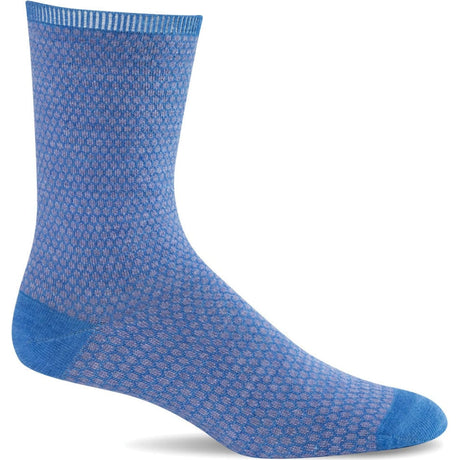 Sockwell Womens Wabi Sabi Essential Comfort Crew Socks  -  Small/Medium / Ocean