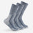 Thorlo Mens Moderate Cushion Crew Hiking 3-Pack Socks  -  Large / Navy