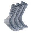 Thorlo Mens Moderate Cushion Crew Hiking 3-Pack Socks  -  Large / Navy