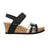 Mephisto Womens Lucia Sandals - Black Bucksoft/Combo