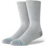 Stance Mens Icon Crew Socks  -  Small / Gray Heather