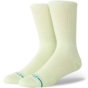 Stance Mens Icon Crew Socks  -  Large / Green Sand