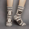 Siberia Spirit Southwest Snowflake Crew Socks  -  Small / Southwest Snowflake