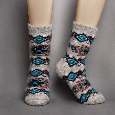 Siberia Spirit Mesa Mosaic Crew Socks  -  Small / Mesa Mosaic