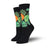 Bambukas Womens Monstera Sunset Crew Socks  -  One Size Fits Most / Monsteras