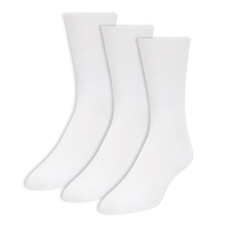 Wigwam Coolmax Liner Ultra-Lightweight Crew 3-Pack Socks  -  Large / White