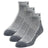 Wigwam Cool-Lite Hiker Quarter Midweight 3-Pack Socks  -  Medium / Gray/Charcoal