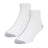 Wigwam Diabetic Sport Quarter Midweight 2-Pack Socks  -  Medium / White