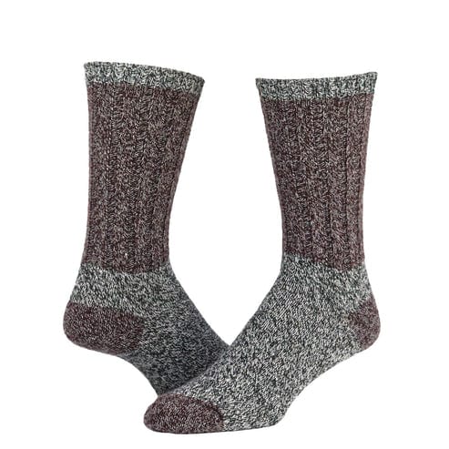 Wigwam Ragg Twist Lightweight Crew Socks  -  Medium / Burgundy