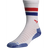 Drymax Running Lite Mesh Crew Socks  -  Small / White w/Royal/Red Stripes