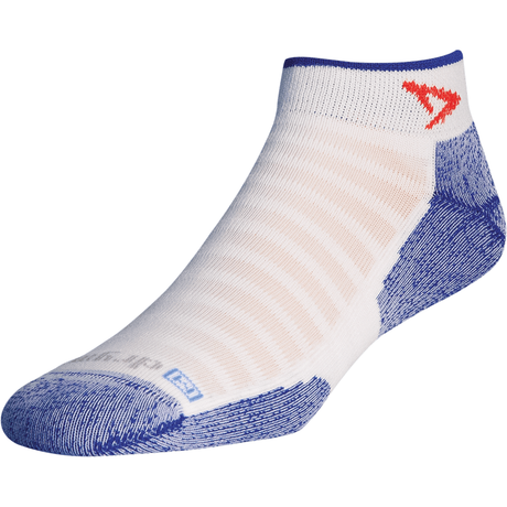 Drymax Running Lite-Mesh Mini Crew Socks  -  Small / White/Royal/Red