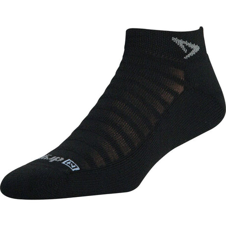 Drymax Running Lite-Mesh Mini Crew Socks  -  Small / Black