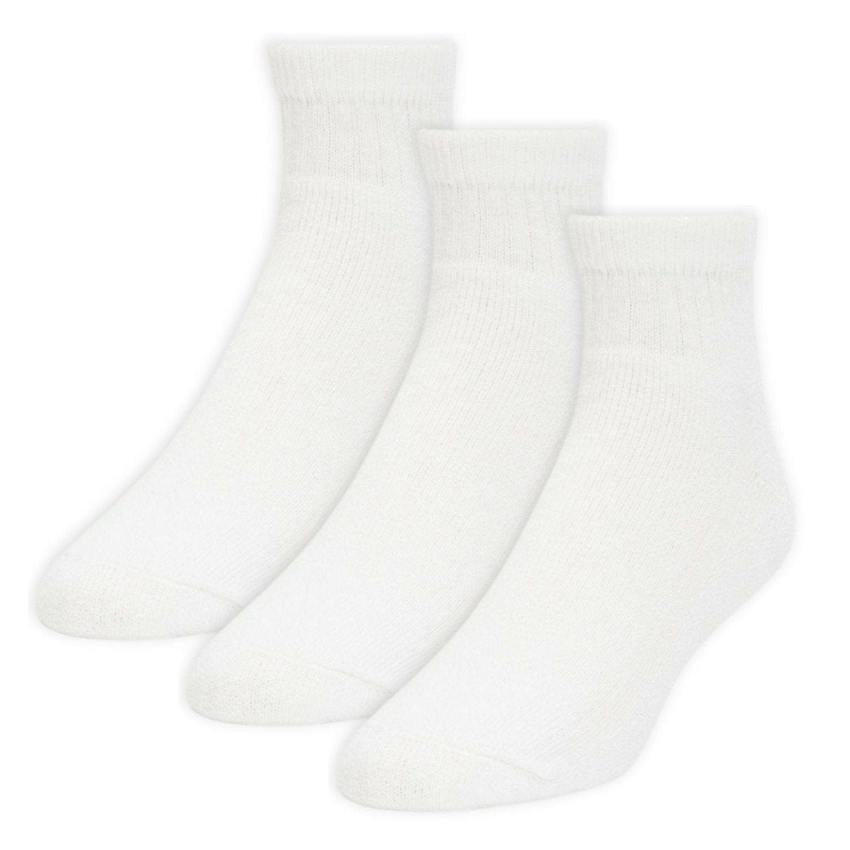 Wigwam Super 60 Quarter 3-Pack Socks  -  Medium / White