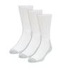 Wigwam At Work Crew Cotton 3-Pack Socks  -  Medium / White/Sweatshirt Gray