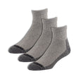 Wigwam At Work Quarter 3-Pack Cotton Socks  -  Medium / Gray