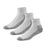 Wigwam At Work Quarter 3-Pack Cotton Socks  -  Medium / White/Sweatshirt Gray