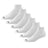 Wigwam Super 60 Low Cut 6-Pack Midweight Cotton Socks  -  Medium / White