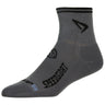 Drymax Lite Trail Running 1/4 Crew Socks  -  Small / Dark Gray/Black