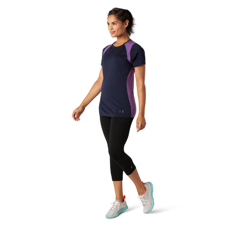 Smartwool Womens Merino 150 Base Layer Colorblock Short-Sleeve  - 