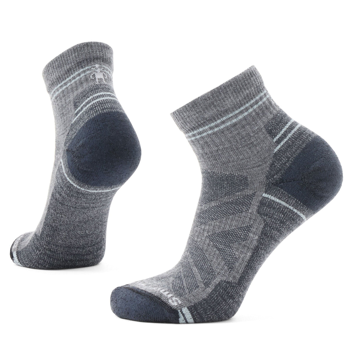 Smartwool Womens Hike Light Cushion Ankle Socks  -  Small / Medium Gray