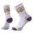 Smartwool Womens Hike Zig Zag Valley Mid Crew Socks  -  Medium / Purple Eclipse